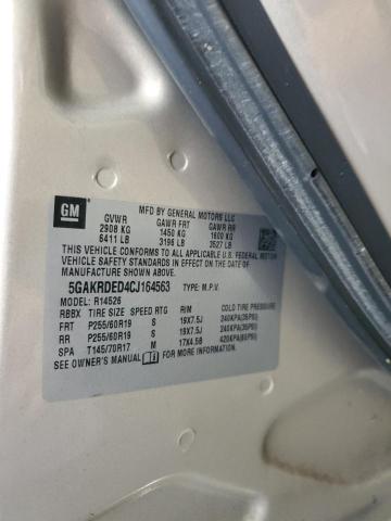 5GAKRDED4CJ164563 - 2012 BUICK ENCLAVE კრემისფერი ფოტო 14