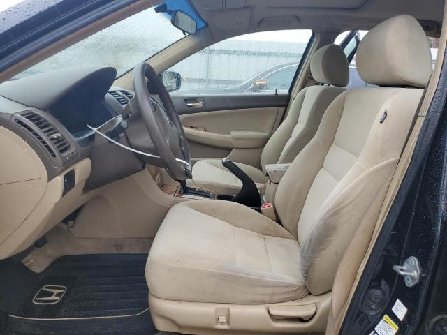 1HGCM56725A135616 - 2005 HONDA ACCORD EX BLACK photo 7