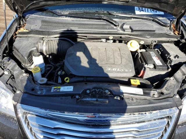2C4RC1CG3DR797305 - 2013 CHRYSLER TOWN & COU TOURING L BLACK photo 12