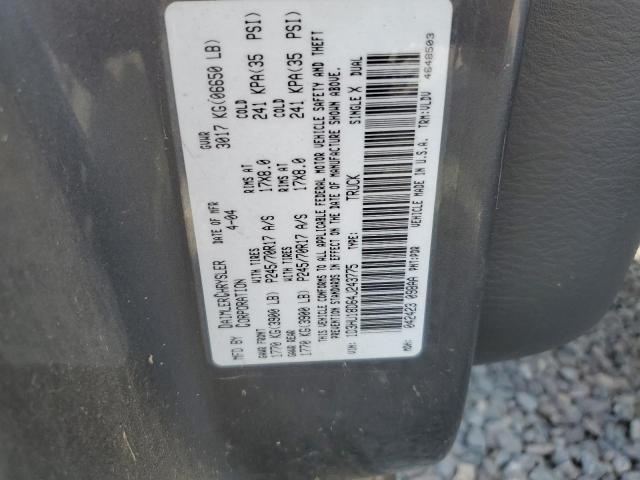 1D3HU18D64J243775 - 2004 DODGE RAM 1500 ST ნაცრისფერი ფოტო 12