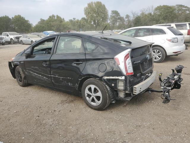 JTDKN3DU9F1989718 - 2015 TOYOTA PRIUS BLACK photo 2