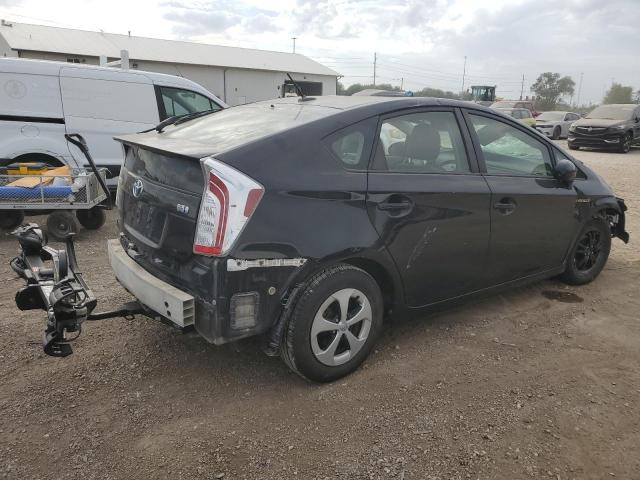 JTDKN3DU9F1989718 - 2015 TOYOTA PRIUS BLACK photo 3