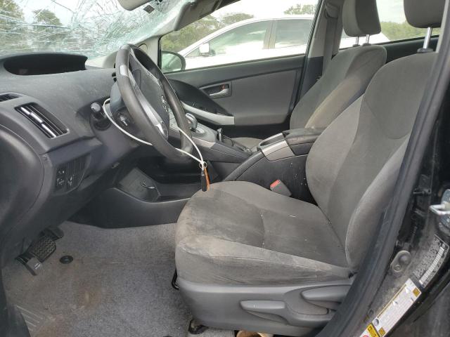 JTDKN3DU9F1989718 - 2015 TOYOTA PRIUS BLACK photo 7