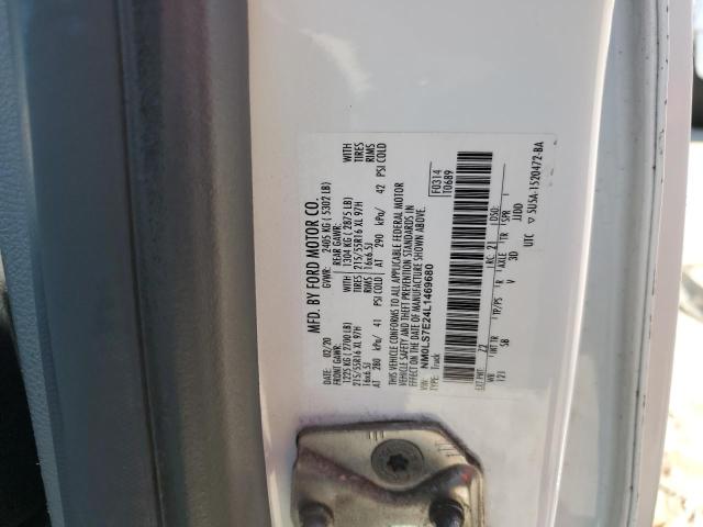 NM0LS7E24L1469680 - 2020 FORD TRANSIT CO XL WHITE photo 13