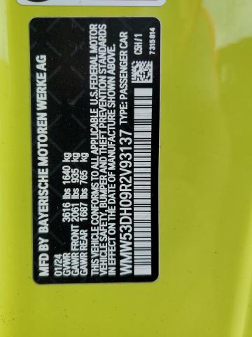 WMW53DH09R2V93137 - 2024 MINI COOPER S GREEN photo 13