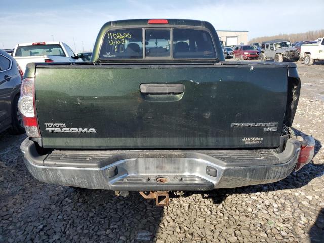 3TMJU4GN8DM150796 - 2013 TOYOTA TACOMA DOUBLE CAB PRERUNNER GREEN photo 6