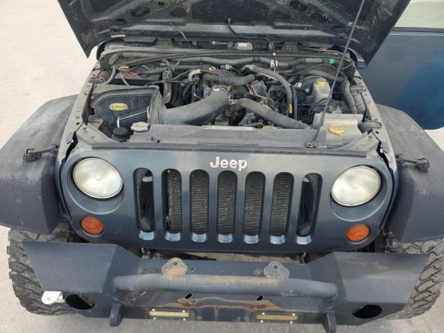 1J4FA24158L617100 - 2008 JEEP WRANGLER X BLUE photo 12