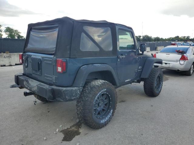 1J4FA24158L617100 - 2008 JEEP WRANGLER X BLUE photo 3