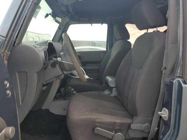 1J4FA24158L617100 - 2008 JEEP WRANGLER X BLUE photo 7