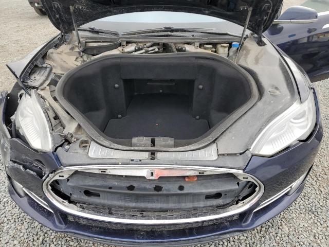 5YJSA1DP1DFP13998 - 2013 TESLA MODEL S Կապույտ լուսանկար 11