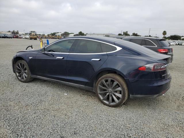 5YJSA1DP1DFP13998 - 2013 TESLA MODEL S Կապույտ լուսանկար 2