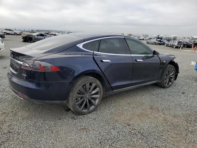 5YJSA1DP1DFP13998 - 2013 TESLA MODEL S Կապույտ լուսանկար 3
