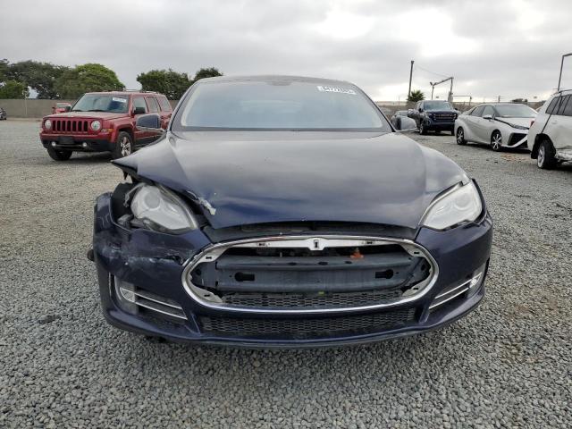 5YJSA1DP1DFP13998 - 2013 TESLA MODEL S Կապույտ լուսանկար 5