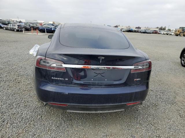 5YJSA1DP1DFP13998 - 2013 TESLA MODEL S Կապույտ լուսանկար 6