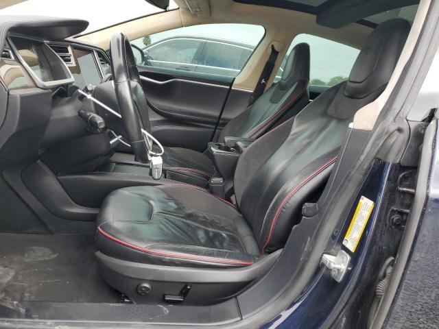 5YJSA1DP1DFP13998 - 2013 TESLA MODEL S Կապույտ լուսանկար 7