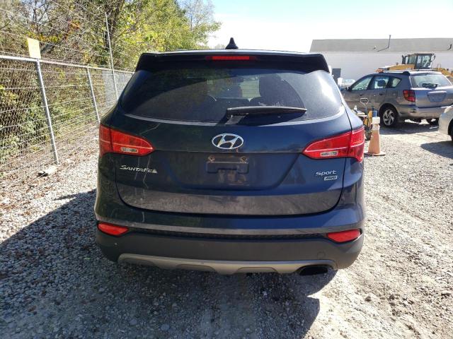 5XYZTDLB5GG351994 - 2016 HYUNDAI SANTA FE S 蓝色 照片 6