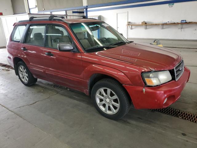 JF1SG65625H717017 - 2005 SUBARU FORESTER 2.5XS Қызыл фото 4
