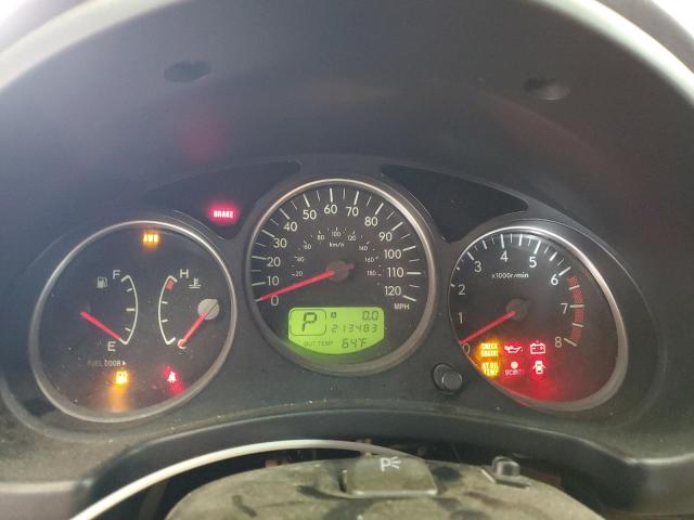 JF1SG65625H717017 - 2005 SUBARU FORESTER 2.5XS Қызыл фото 9