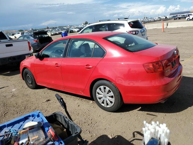 3VW2K7AJ6EM332481 - 2014 VOLKSWAGEN JETTA BASE წითელი ფოტო 2