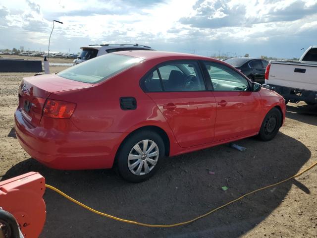 3VW2K7AJ6EM332481 - 2014 VOLKSWAGEN JETTA BASE წითელი ფოტო 3