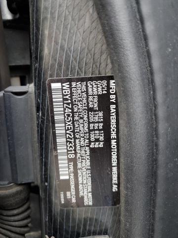 WBY1Z4C5XEV273318 - 2014 BMW I3 REX TWO TONE photo 12