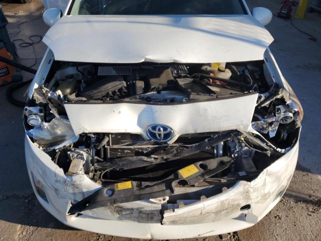 JTDKN3DU1B1418587 - 2011 TOYOTA PRIUS WHITE photo 11