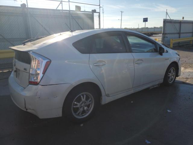 JTDKN3DU1B1418587 - 2011 TOYOTA PRIUS WHITE photo 3