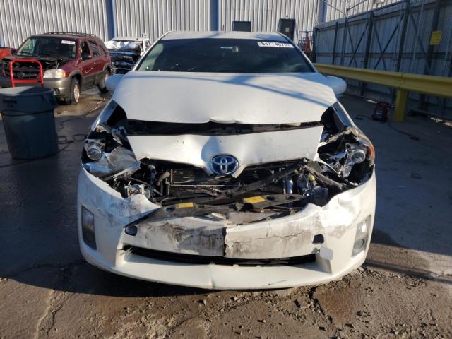 JTDKN3DU1B1418587 - 2011 TOYOTA PRIUS WHITE photo 5