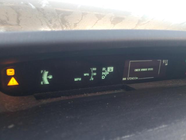 JTDKN3DU1B1418587 - 2011 TOYOTA PRIUS WHITE photo 9