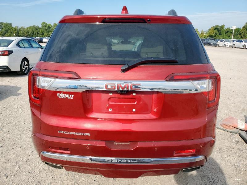 1GKKNPLS0PZ177108 - 2023 GMC ACADIA DENALI წითელი ფოტო 6
