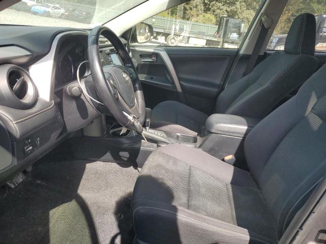 JTMWFREV6GJ092219 - 2016 TOYOTA RAV4 XLE GRAY photo 7