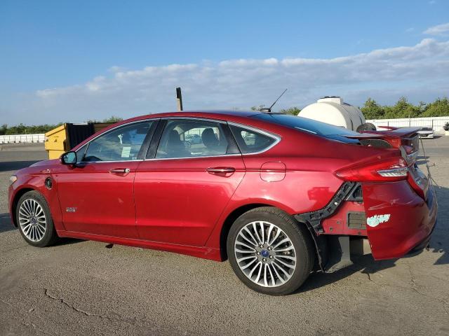 3FA6P0SU4HR306688 - 2017 FORD FUSION TITANIUM PHEV BURGUNDY photo 2