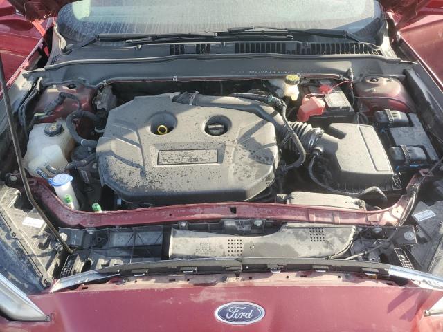 3FA6P0T96HR202522 - 2017 FORD FUSION SE RED photo 11