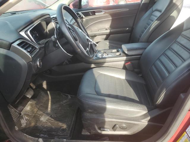 3FA6P0T96HR202522 - 2017 FORD FUSION SE RED photo 7