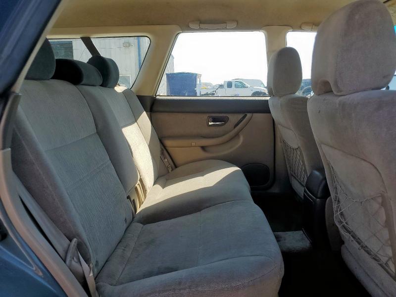 4S3BH665117664680 - 2001 SUBARU LEGACY OUTBACK GREEN photo 11