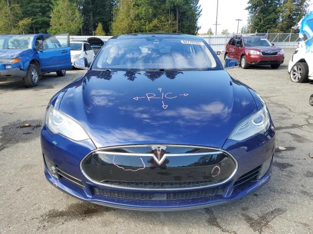 5YJSA1E25FF106881 - 2015 TESLA MODEL S أزرق صورة 5