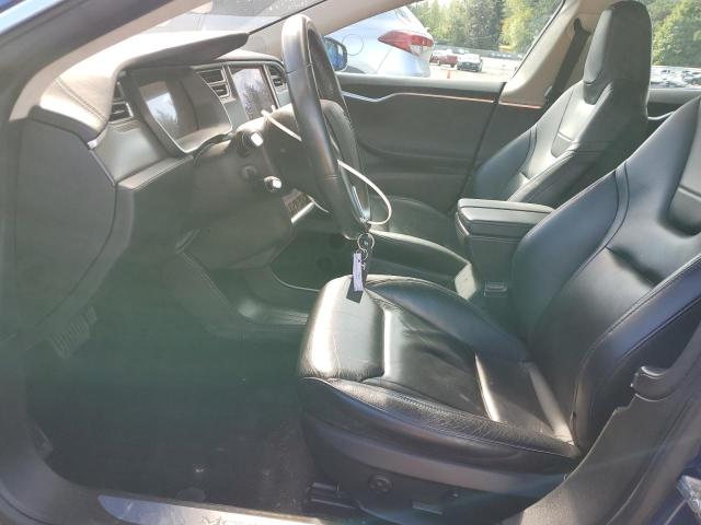 5YJSA1E25FF106881 - 2015 TESLA MODEL S أزرق صورة 7