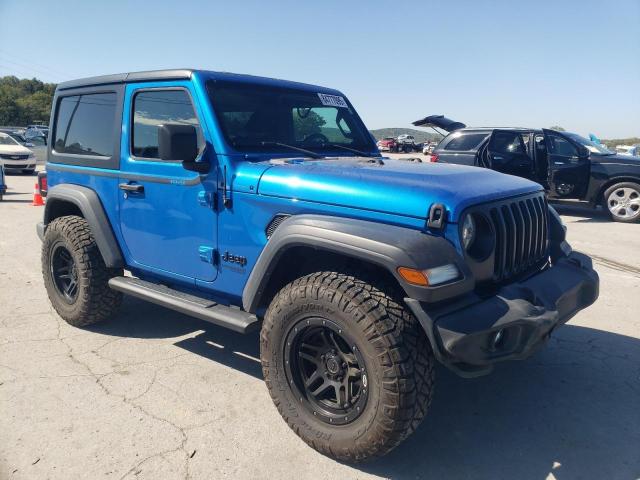 1C4GJXAN2MW762893 - 2021 JEEP WRANGLER SPORT BLUE photo 4
