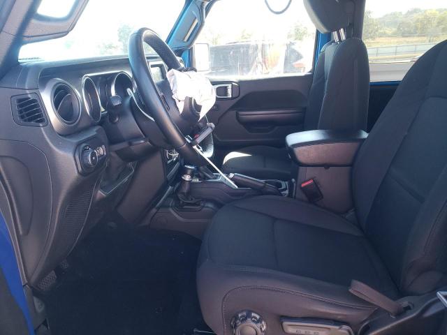 1C4GJXAN2MW762893 - 2021 JEEP WRANGLER SPORT BLUE photo 7
