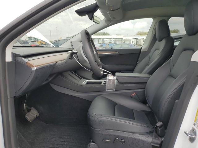 7SAYGDED7RF184503 - 2024 TESLA MODEL Y Biały zdjęcie 7