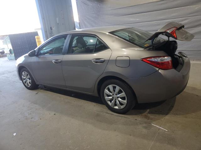 2T1BURHEXFC356147 - 2015 TOYOTA COROLLA L GRAY photo 2