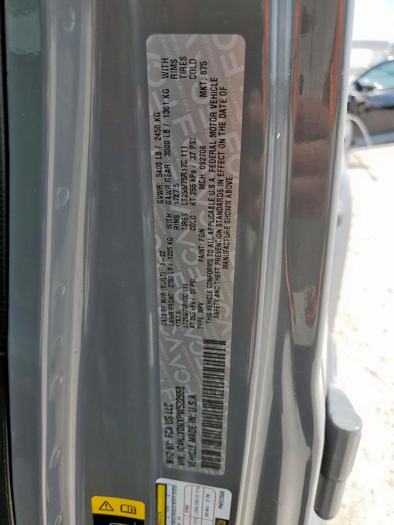 1C4HJXDNXPW522558 - 2023 JEEP WRANGLER SPORT Boz foto 12