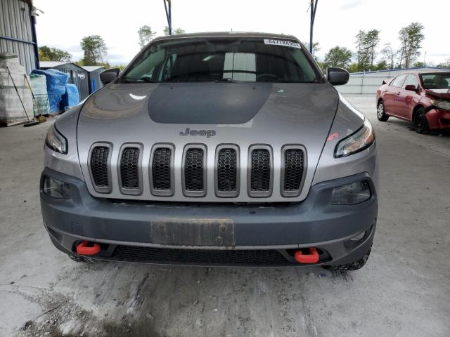 1C4PJMBX9JD580095 - 2018 JEEP CHEROKEE TRAILHAWK ვერცხლისფერი ფოტო 5