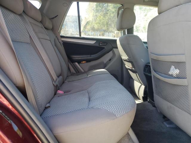 JTEBU14R268074991 - 2006 TOYOTA 4RUNNER SR5 RED photo 11