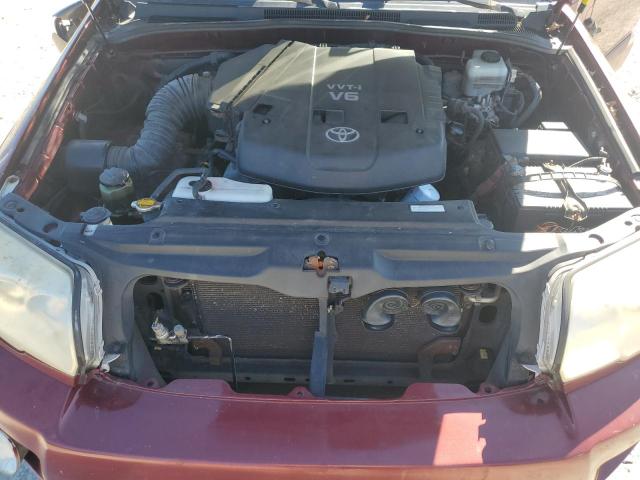 JTEBU14R268074991 - 2006 TOYOTA 4RUNNER SR5 RED photo 12