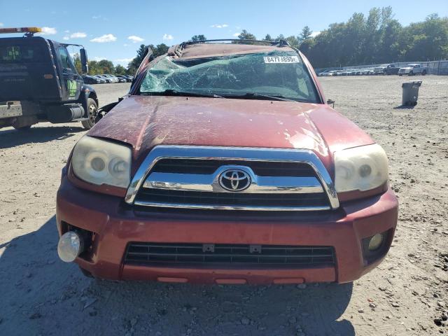 JTEBU14R268074991 - 2006 TOYOTA 4RUNNER SR5 RED photo 5