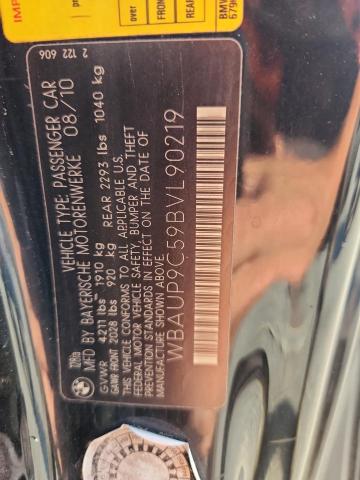 WBAUP9C59BVL90219 - 2011 BMW 128 I BLACK photo 13