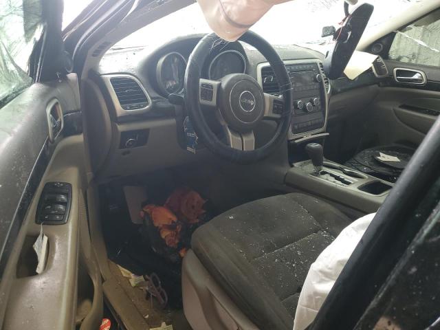 1C4RJFAG8CC166031 - 2012 JEEP GRAND CHER LAREDO Schwarz Foto 8