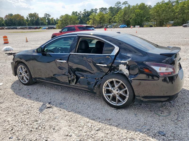 1N4AA5AP9EC463907 - 2014 NISSAN MAXIMA S Schwarz Foto 2