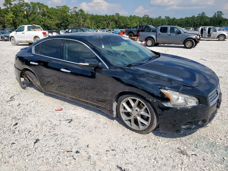 1N4AA5AP9EC463907 - 2014 NISSAN MAXIMA S Schwarz Foto 4